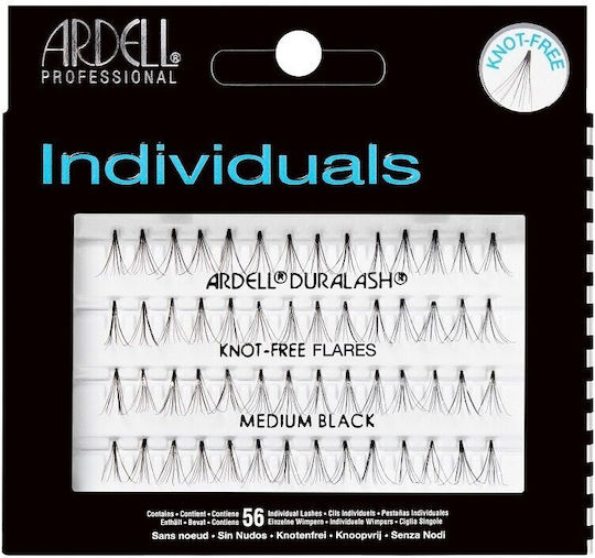 Ardell Individual Knot-Free Naturals Medium Black False Eyelashes 56 Pieces