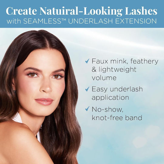 Ardell Gene False Seamless Blană Artificială De Nurcă Magnetice Gene False Pentru Sub Ochi Extensions 32 Bucăți