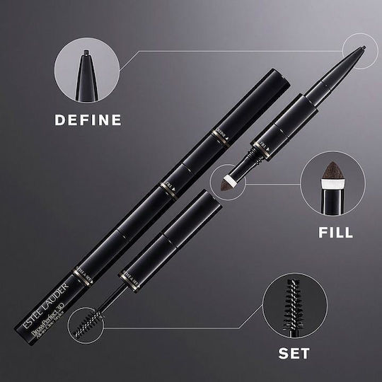 Estee Lauder Browperfect 3D All-in-One Styler Waterproof Eyebrow Pencil for Dark Brunette
