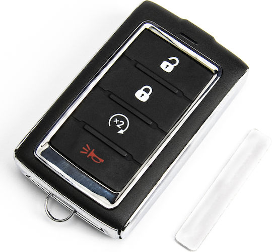 Carcasa Cheie Auto cu Lamă cu 4 Butoane pentru Jeep