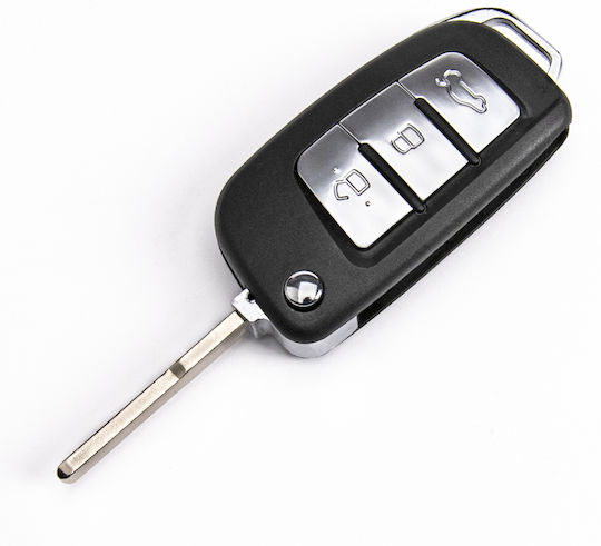 Carcasa Cheie Auto cu Lamă HU101 cu 3 Butoane pentru Ford