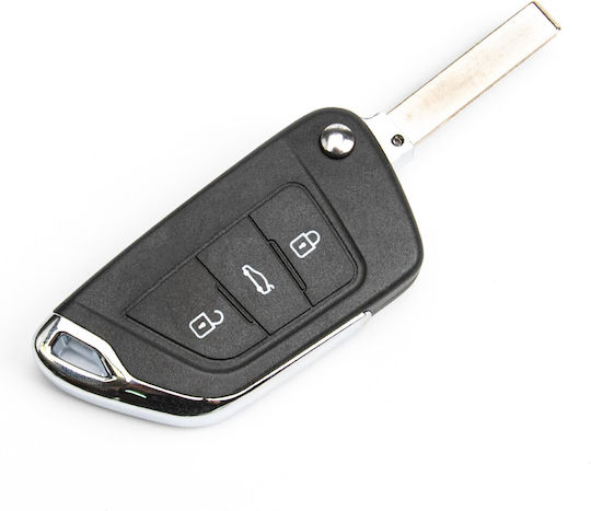 Калъф за Автомобилен Ключ с Острие с 3 Бутона за Citroen / Peugeot / Fiat