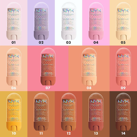 Nyx Buttermelt Glow Boosting Highlighter Stix 09-melt Down