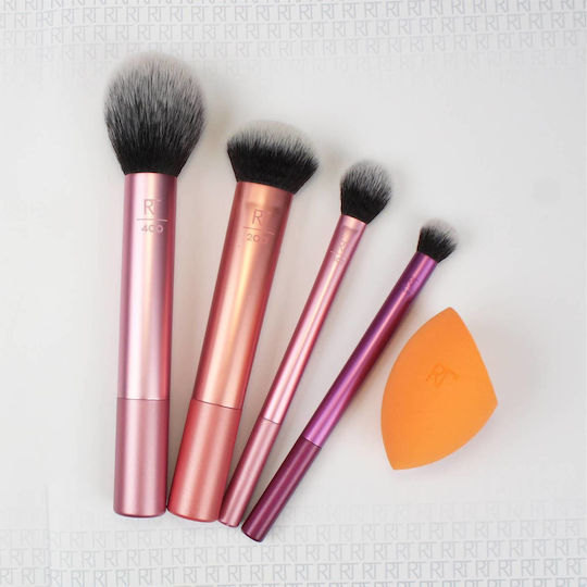 Σετ με Πινέλα Μακιγιάζ από Συνθετική Τρίχα Everyday Essentials 4τμχ