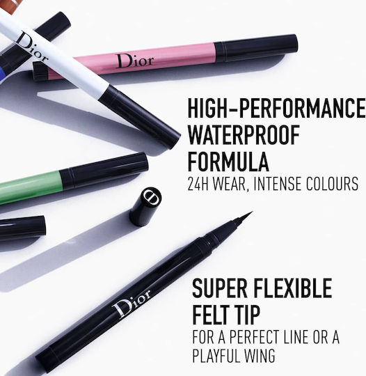 Dior Diorshow Waterproof Felt Tip Eye Liner Pearly Emerald 0.55ml