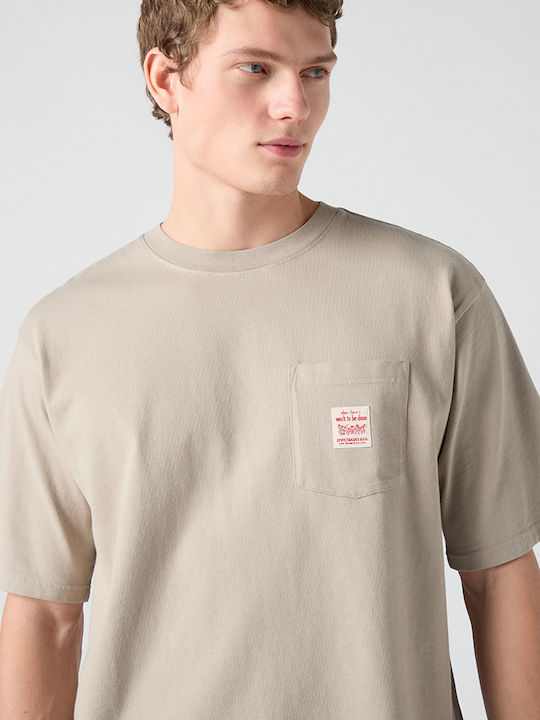 Vintage T-shirt Vintage Khaki Beige