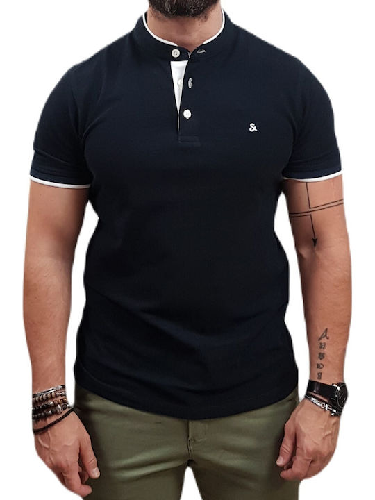 Short Sleeve Blouse Dark Navy