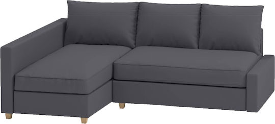 Elastic Cover Corner Sofa Dark Gray