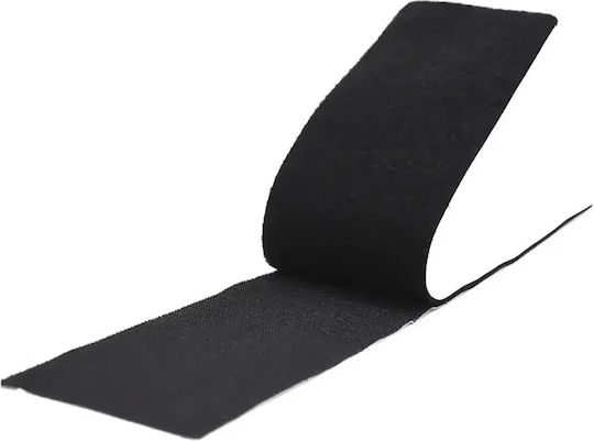 Set 2 Suporturi Plăcuță de Înmatriculare Velcro Adeziv Pe Ambele Părți Fără Ramă Invizibil Universal 50 X 10 Cm Negru