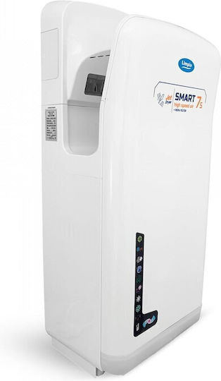 Limpio Jet Uscător de Mâini Limpio Hd 75wa Uscare Rapidă în 5 Secunde Viteză Aer 110m3/s Motor 35000 Rpm Filtru Hepa Antibacterian Multicolor Alb