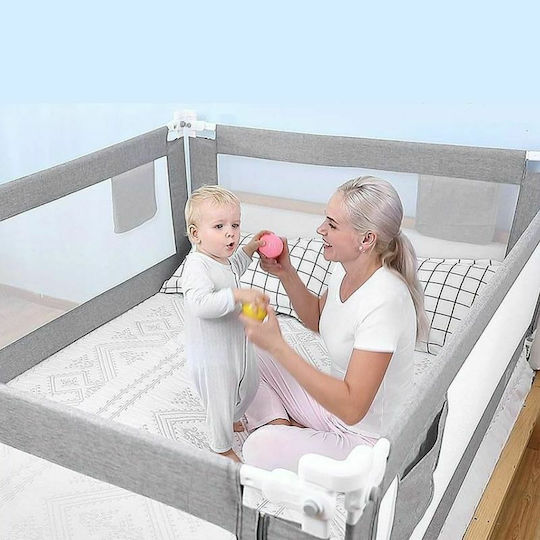 Primabobo Bară De Protecție Pentru Pat Din Material Spumos Gri 70x70cm