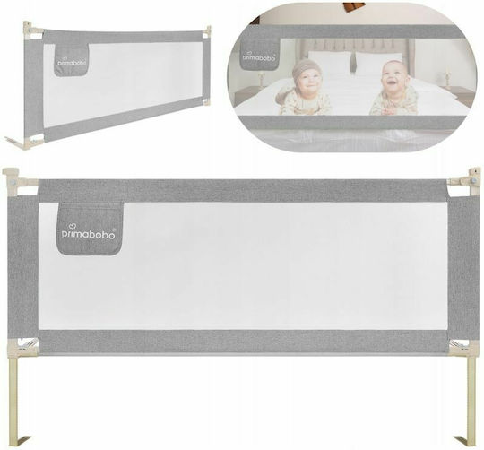 Primabobo Bară De Protecție Pentru Pat Din Material Spumos Gri 70x70cm