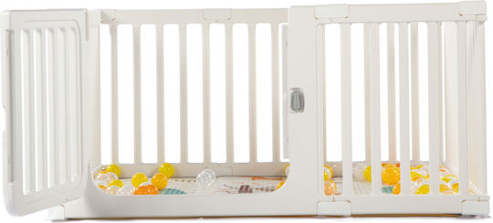 Park with Mattress White 120x120cm