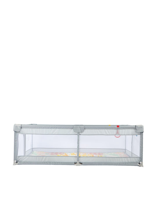 Parc cu Saltea Gri 200x180cm