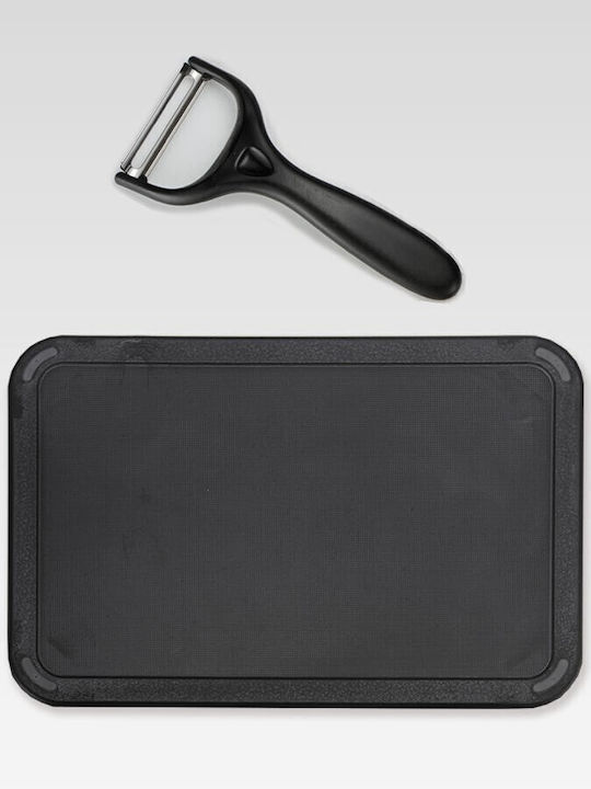 Maestro Messer Set mit Sockel aus Rostfreiem Stahl MR-1413-Schwarz 8 Stück
