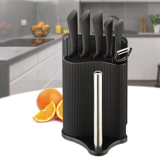 Maestro Set of Knives with Base Made of Stainless Steel 8 Pieces