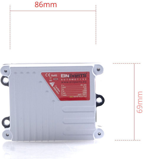 Einparts Xenon Kit H11m 4300k Slim Dc 35w Hid Lighting Systems