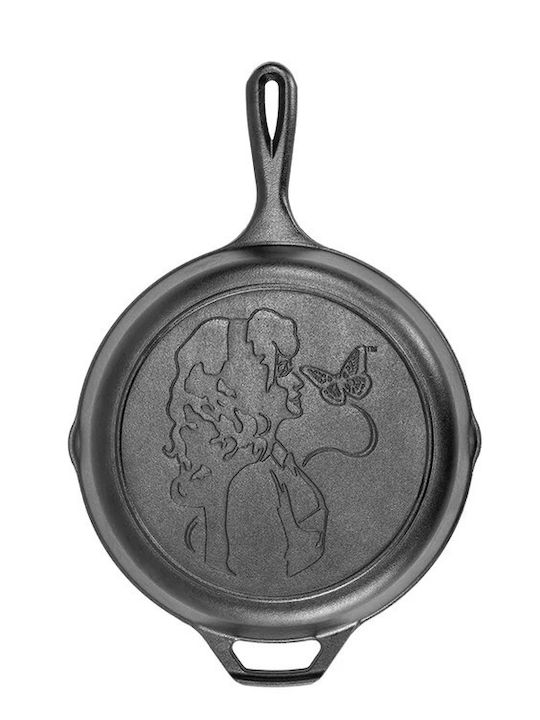Lodge Cast Iron Pan with Lid with Non-Stick Coating 26cm