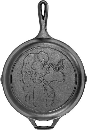 Lodge Cast Iron Pan with Lid with Non-Stick Coating 26cm