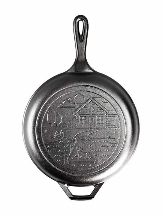Lodge Wanderlust Series Double Cast Iron Pan with Lid with Ceramic Coating 26cm