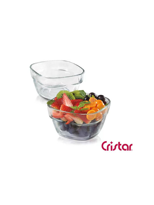 Cristar Cristar Servierschalen Rund Glas 24 Stück