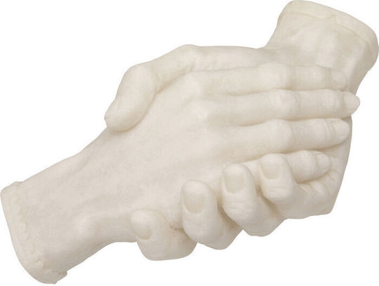 Decor Pentru Masă Shake Hands Marmură Albă 25*13*9cm