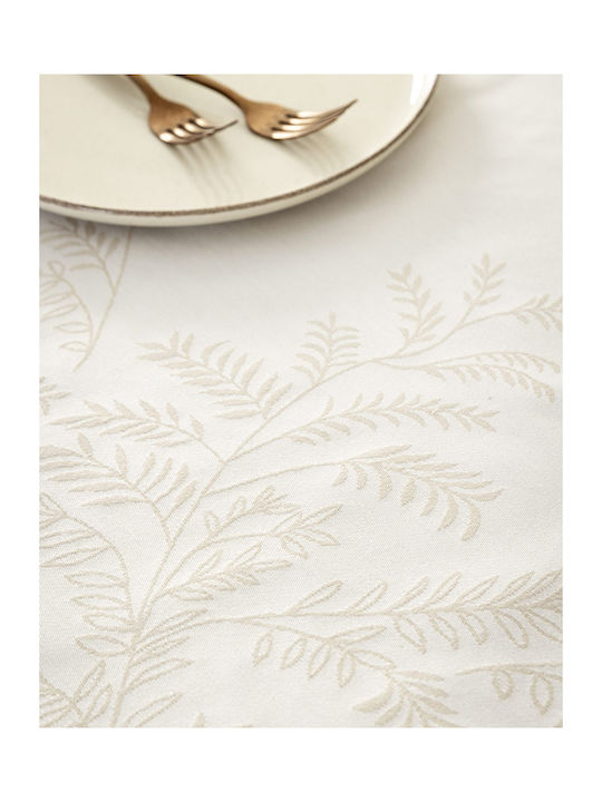 Nima Τραπεζομάντηλο Beige 160x265εκ.