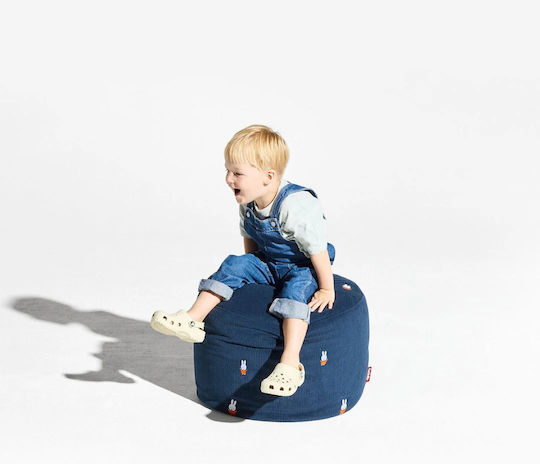 Παιδικό Πουφ Point Cord X Miffy 50x35εκ. Μπλε