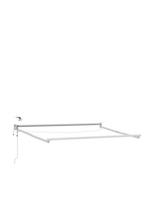 vidaXL Pavillon Terrasse mit LEDs Blau 3,5x2,5m