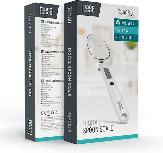Teesa Ψηφιακή Ζυγαριά Κουζίνας Κουτάλι έως 0.3kg