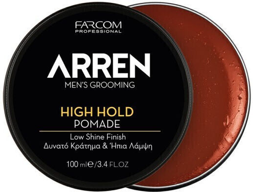 Farcom Arren Grooming Pomade High Hold για Δυνατό Κράτημα & Λάμψη 100ml