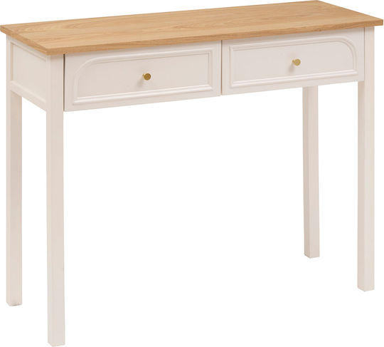Τουαλέτα Κρεβατοκάμαρας A-s Mohea Ξύλινη Ivory 100x35x80εκ.