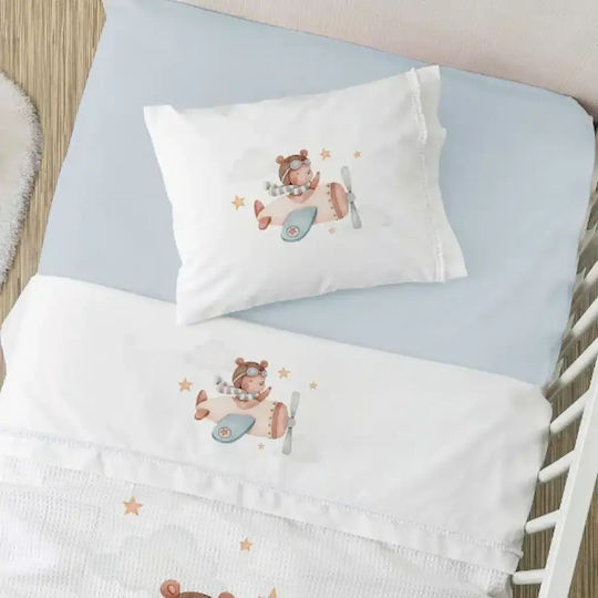 Borea Set Pilot Alb 120x160 cm Borea Set Pilot Alb 120x160 cm