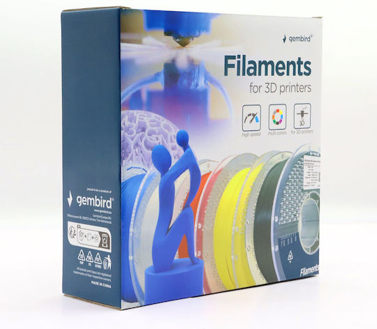 Gembird ABS 3D Drucker Filament 1,75mm Weiß 1kg