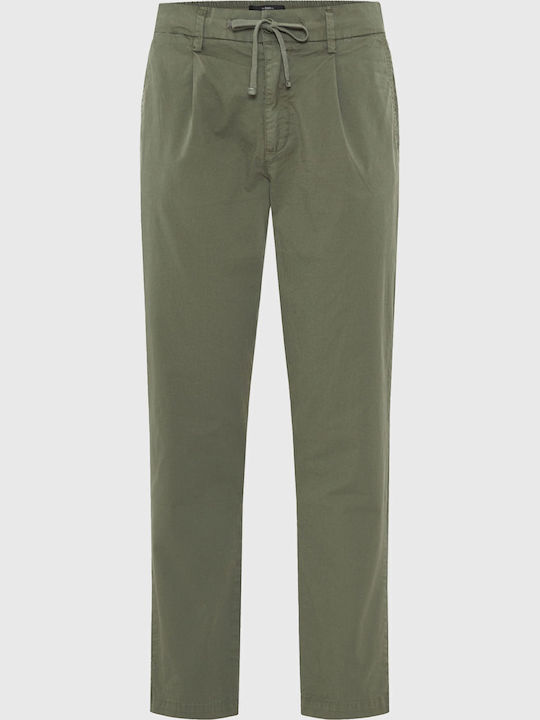Herrenhosen Chinos Elastisch Grüne