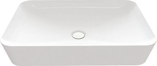 Tema Επικαθήμενος Νιπτήρας Πορσελάνης 60x35x11.1cm Λευκός Tema Επικαθήμενος Νιπτήρας Πορσελάνης 60x35x11.1cm Λευκός