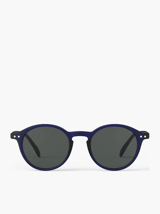 Izipizi Sun D Unisex Sunglasses with Blue Horn-Rimmed Frame