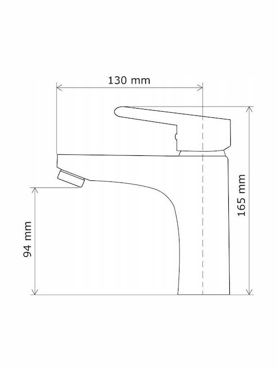Granitan Mixing Sink Faucet Silver