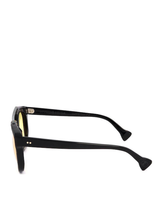 Jupiter Unisex Γυαλιά Ηλίου με Μαύρο Σκελετό