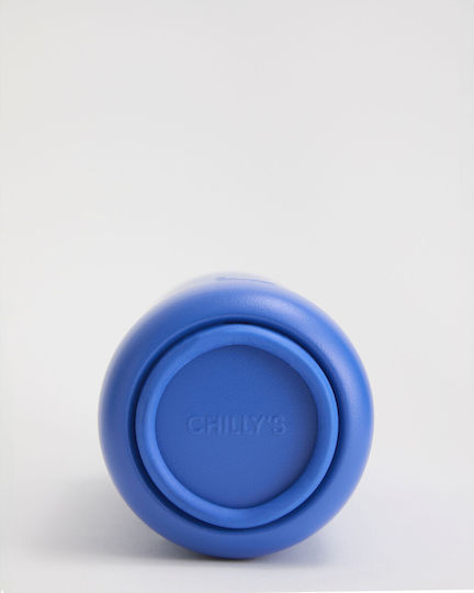 Chilly's Seria 3 Sticlă Termos Din Oțel Inoxidabil Fără BPA 350ml Albastru Pacific