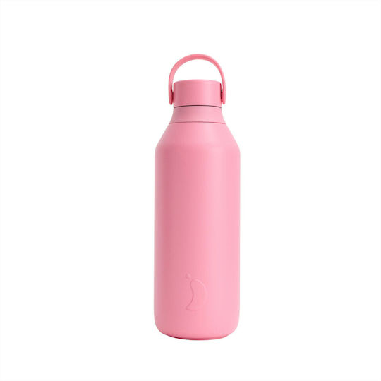 Chilly's Series 3 Thermosflasche Rostfreier Stahl BPA-frei 500ml Lotus Rosa