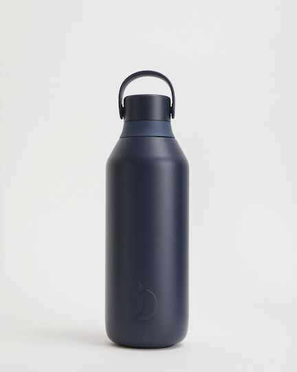Chilly's Serie 3 Sticlă Termos Oțel Inoxidabil Fără BPA 500ml Albastru Marin Astral
