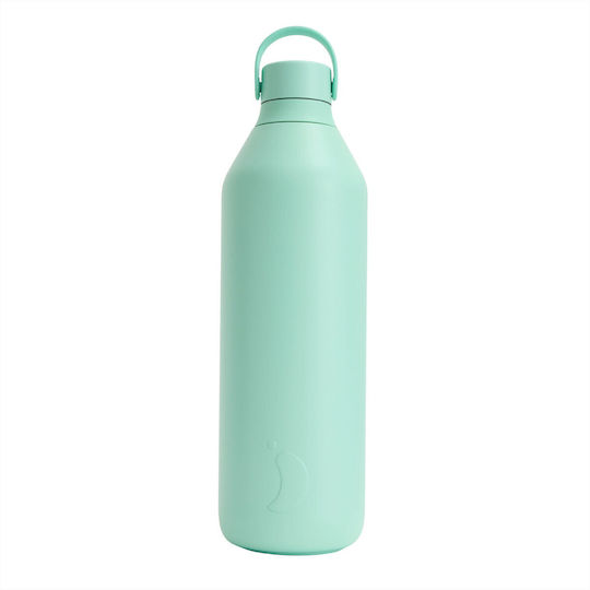 Chilly's Series 3 Bottle Thermos Stainless Steel BPA Free 1lt Opal Green