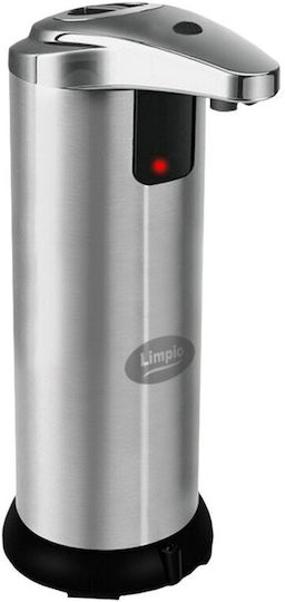 Limpio Dispenser από Ανοξείδωτο Ατσάλι με Αυτόματο Διανομέα Ασημί Limpio Dispenser από Ανοξείδωτο Ατσάλι με Αυτόματο Διανομέα Ασημί