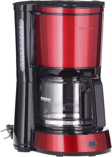 Severin KA-4817 KA 4817 Филтър кафе машина 1000W Червено