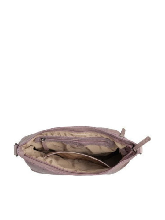 Leather Women's Shoulder Bag Lilac