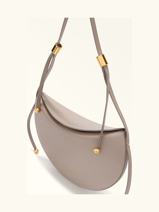 Damen Schultertasche Aus Leder