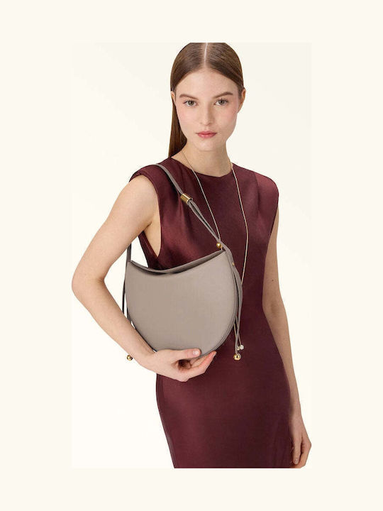 Damen Schultertasche Aus Leder