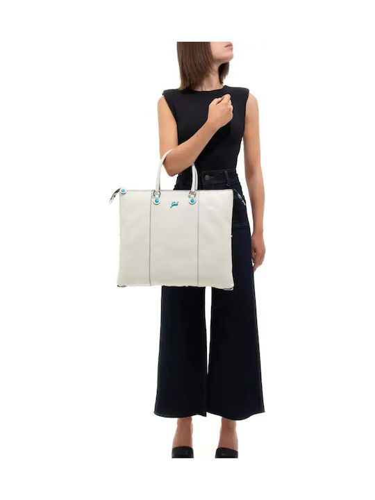 Δερμάτινη Γυναικεία Τσάντα Shopper Πλάτης Καφέ