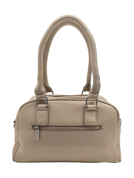 Stoff Damen Handtasche Schulter Beiges